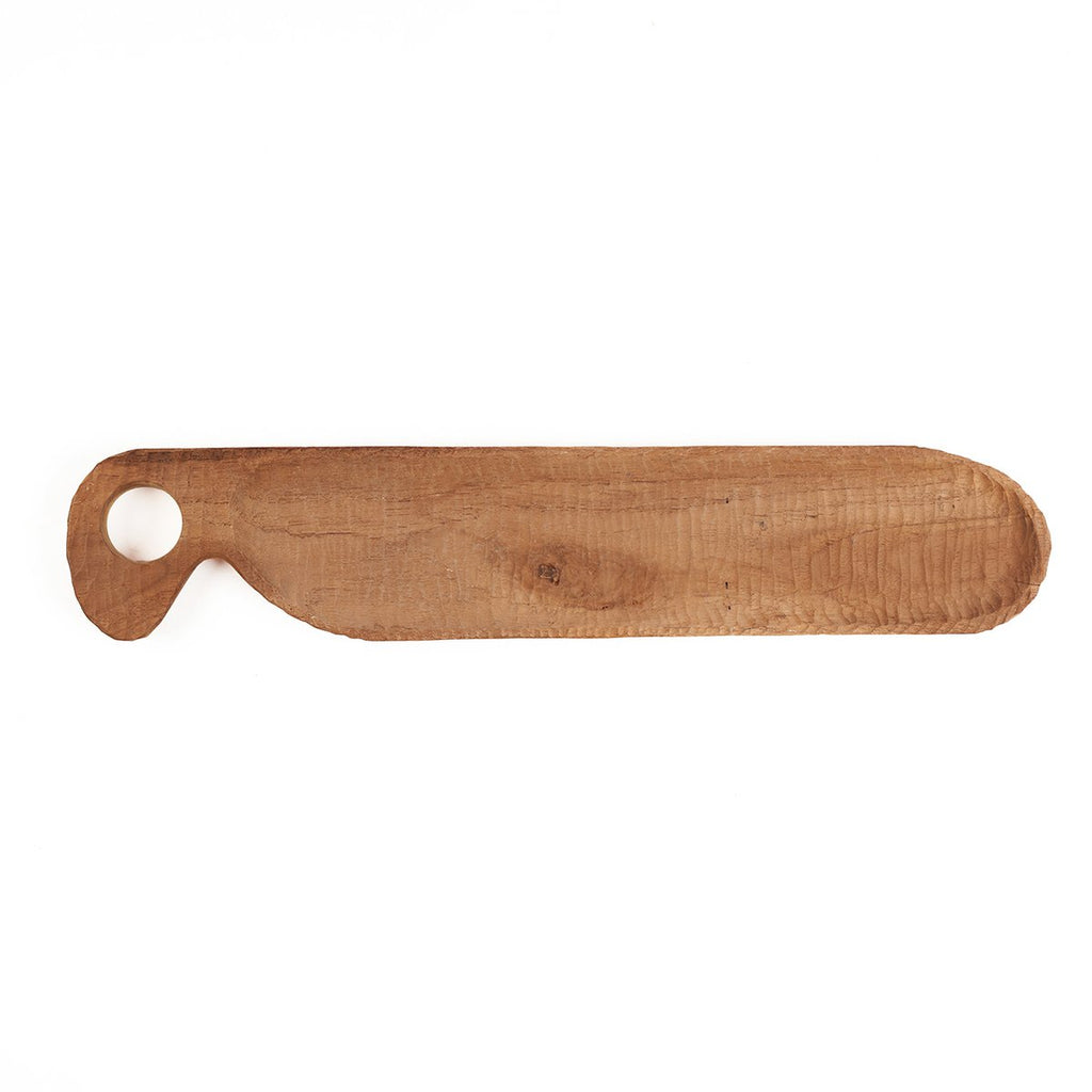 BROTPLATTE AUS TEAKHOLZ - 45cm