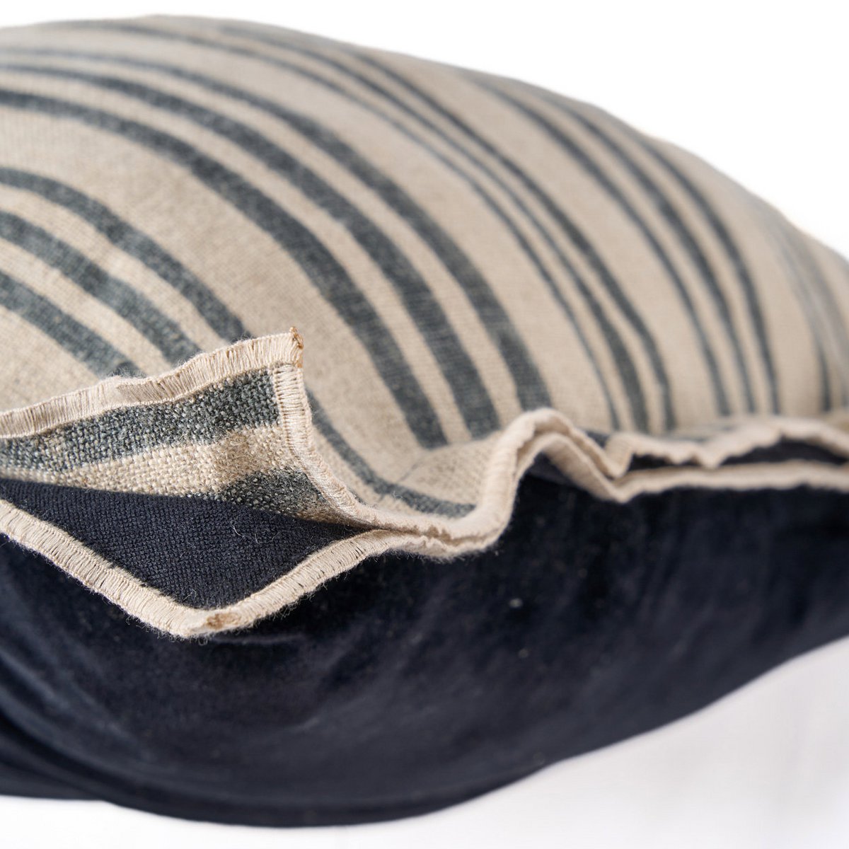 KISSENBEZUG NORDIC STRIPE AUS LEINEN