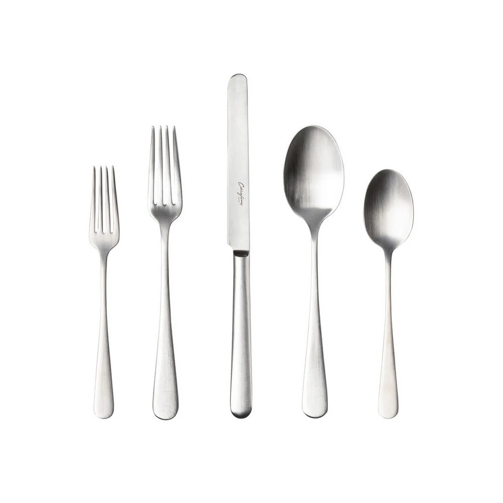 PACIFICA BESTECK-SET (SILBER GEBÜRSTET) - 5 Stk.