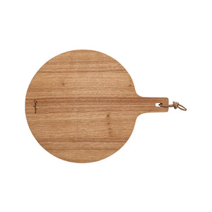 RUNDES HOLZBRETT AUS EICHE - 34cm