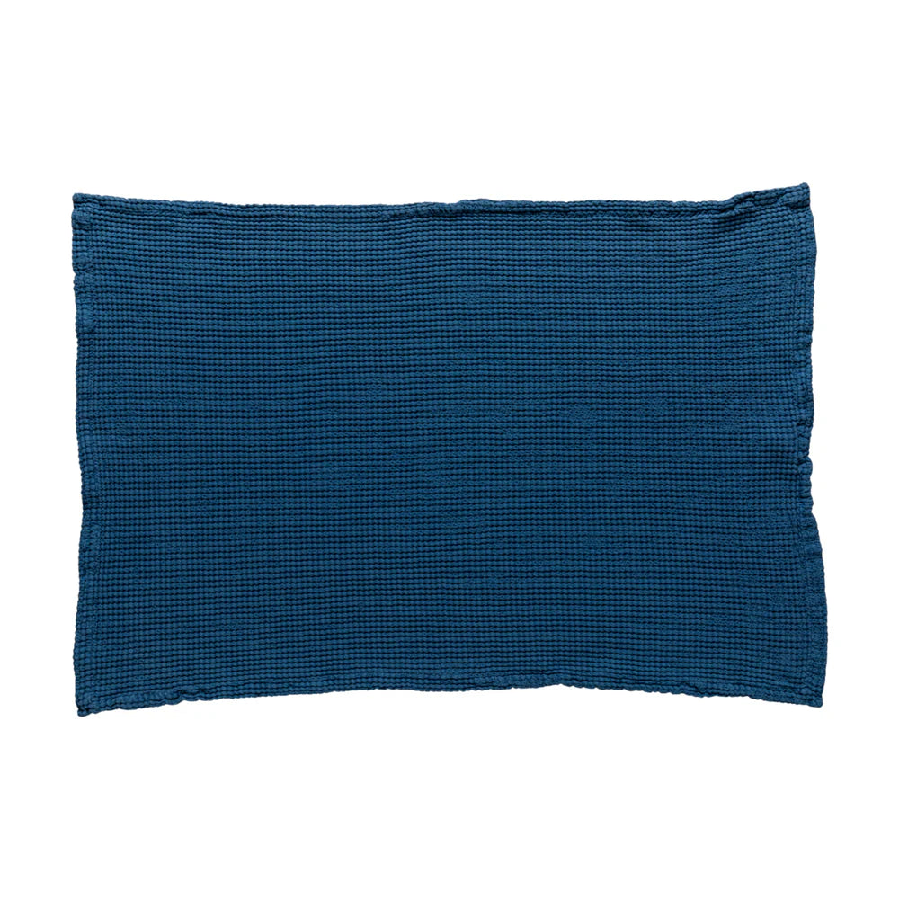 KÜCHENTUCH MICRO WAFFLE - 100% BAUMWOLLE (BLAU)