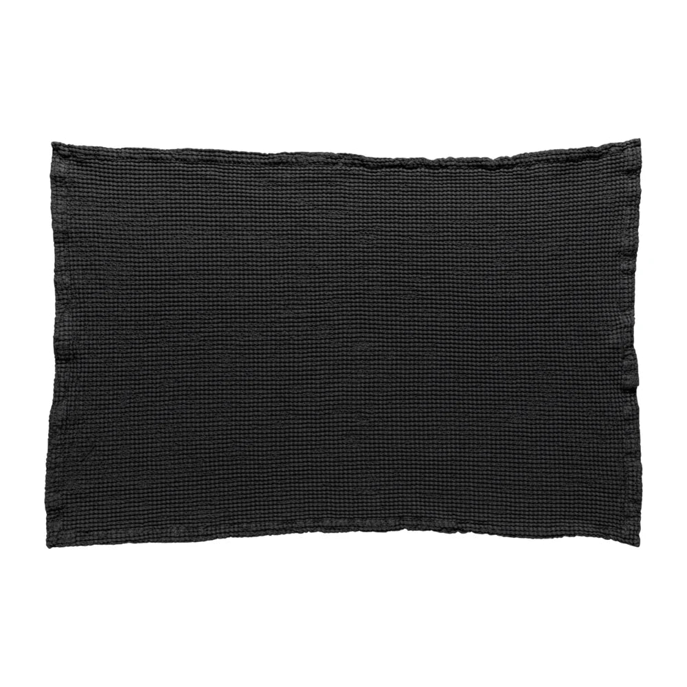 KÜCHENTUCH MICRO WAFFLE - 100% BAUMWOLLE (SCHWARZ)