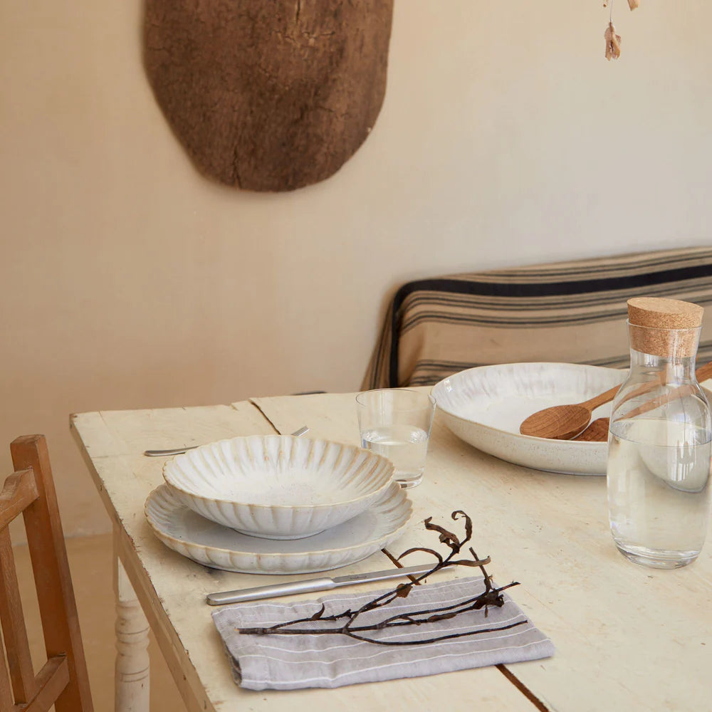 MALLORCA SUPPEN-/PASTATELLER (SAND BEIGE) - 24cm