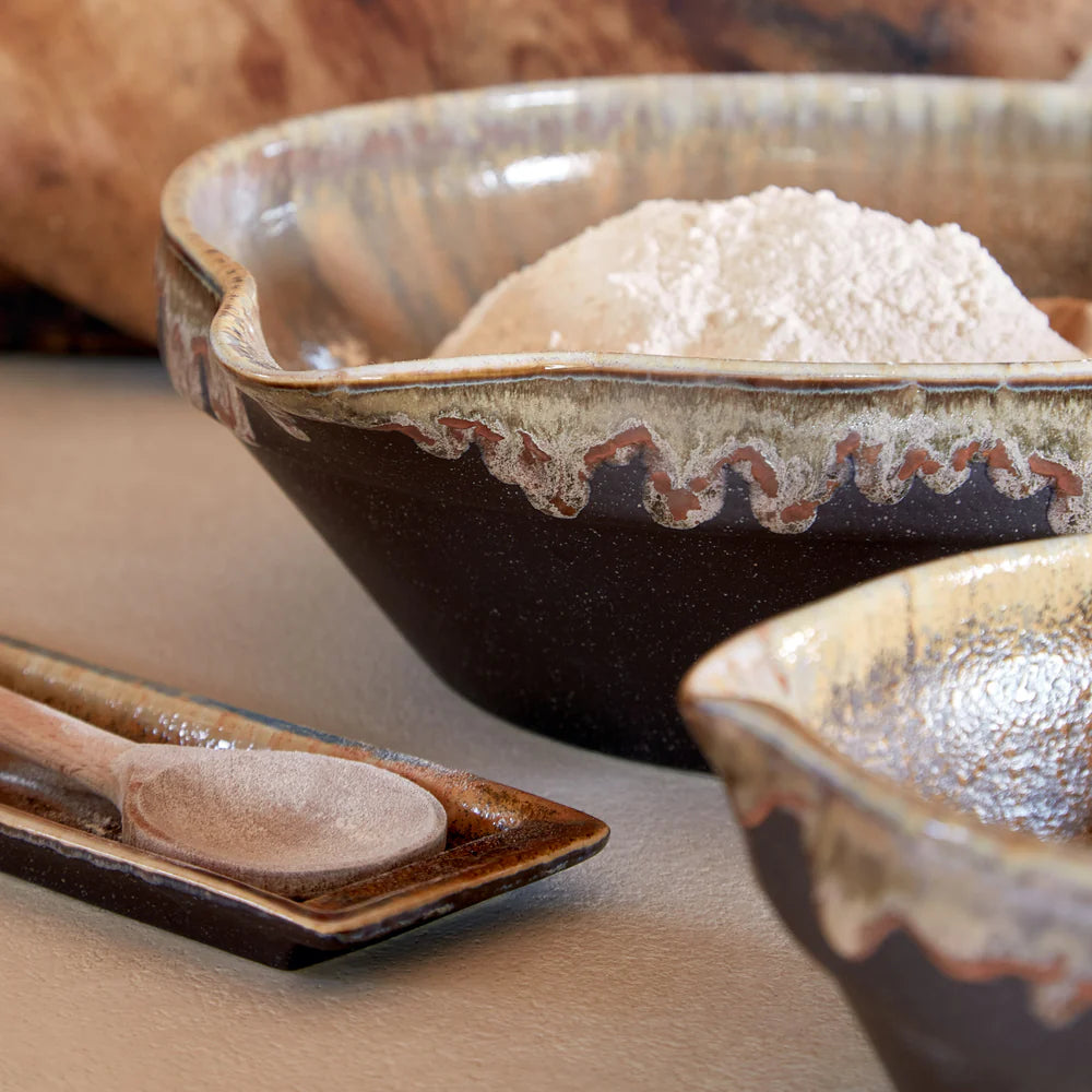 POTERIE GROßE SERVIERSCHÜSSEL (MOCHA BROWN) - 33cm