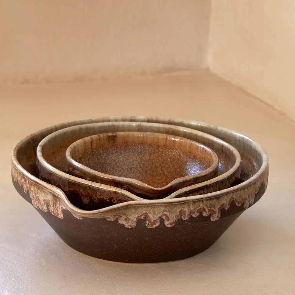 POTERIE GROßE SERVIERSCHÜSSEL (MOCHA BROWN) - 33cm