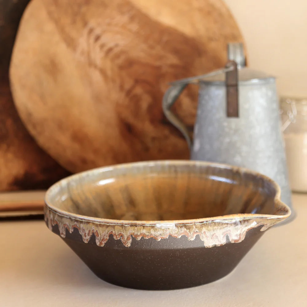 POTERIE MITTLERE SERVIERSCHÜSSEL (MOCHA BROWN) - 26cm