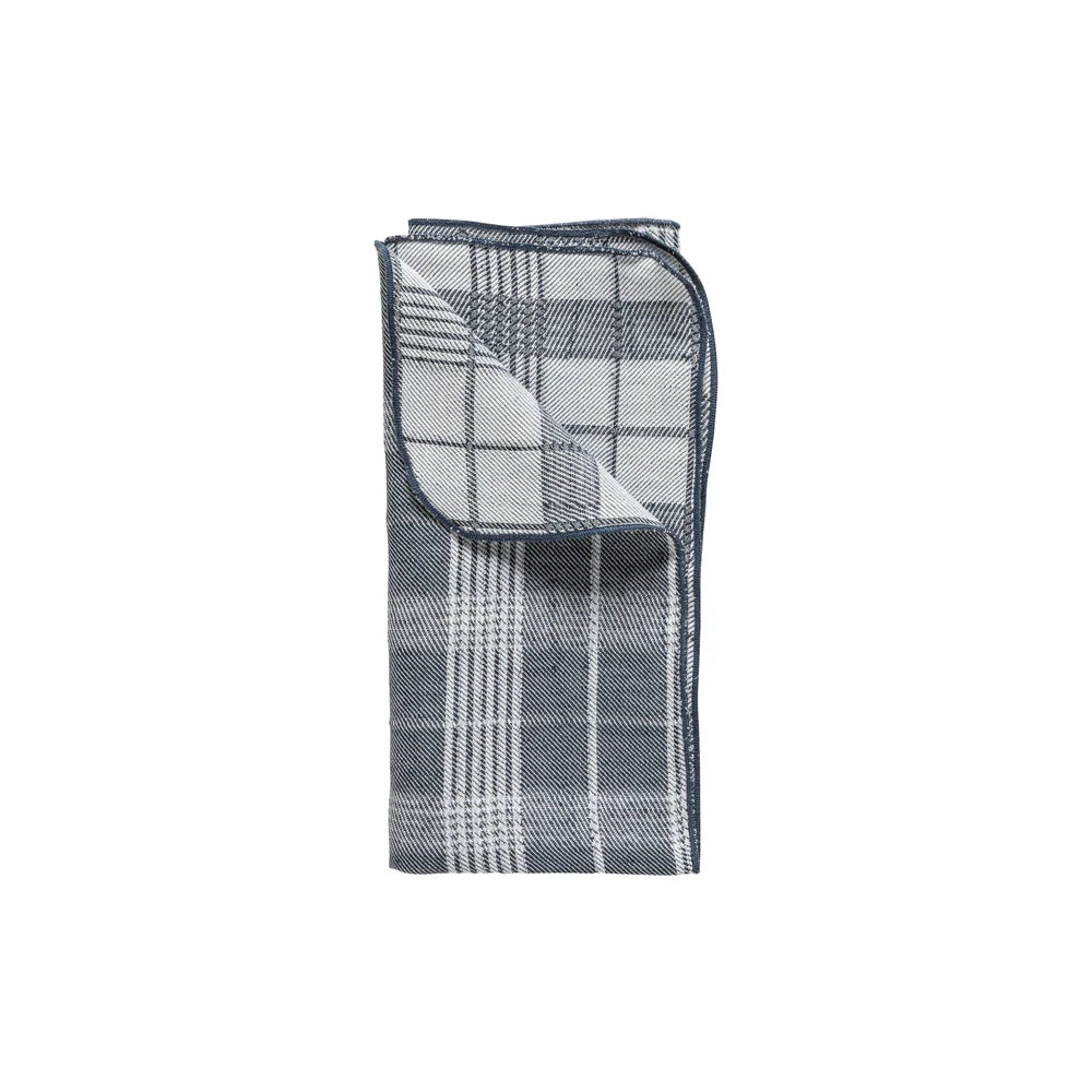 BAUMWOLL-/LEINEN SERVIETTE CAROLINA (BLUE)