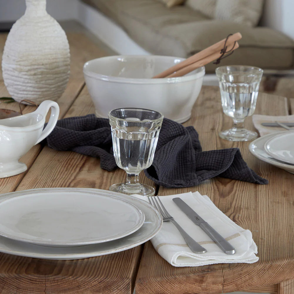 BAUMWOLL-/LEINEN SERVIETTE CAROLINA (WHITE CARAMEL)