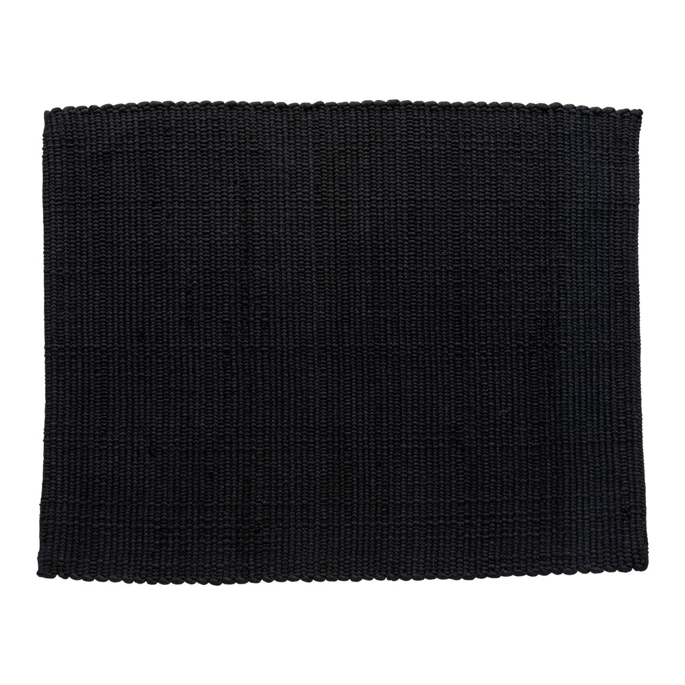 JOANA PLATZMATTE (SCHWARZ) - 100% RECYCELTE BAUMWOLLE