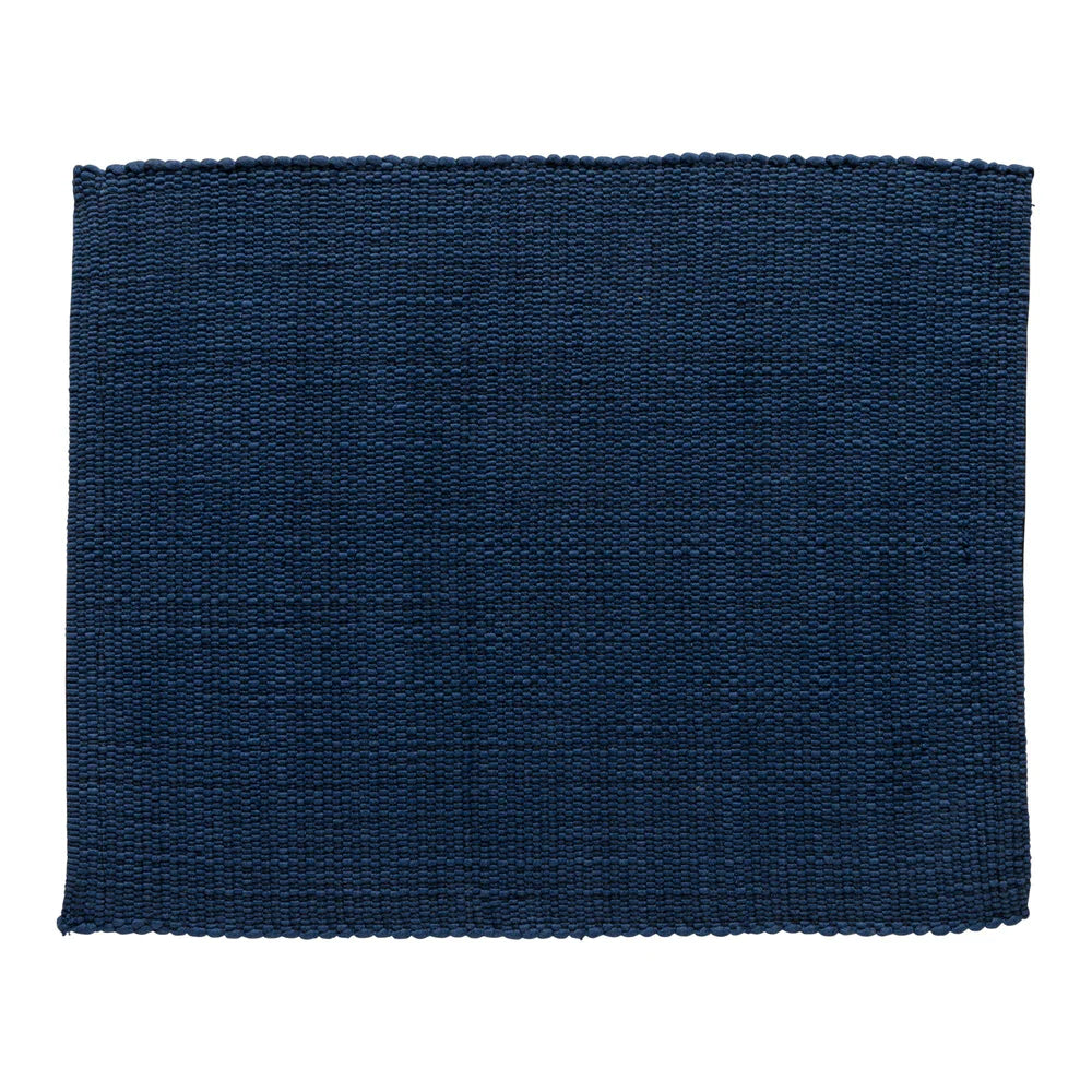 JOANA PLATZMATTE (BLAU) - 100% RECYCELTE BAUMWOLLE