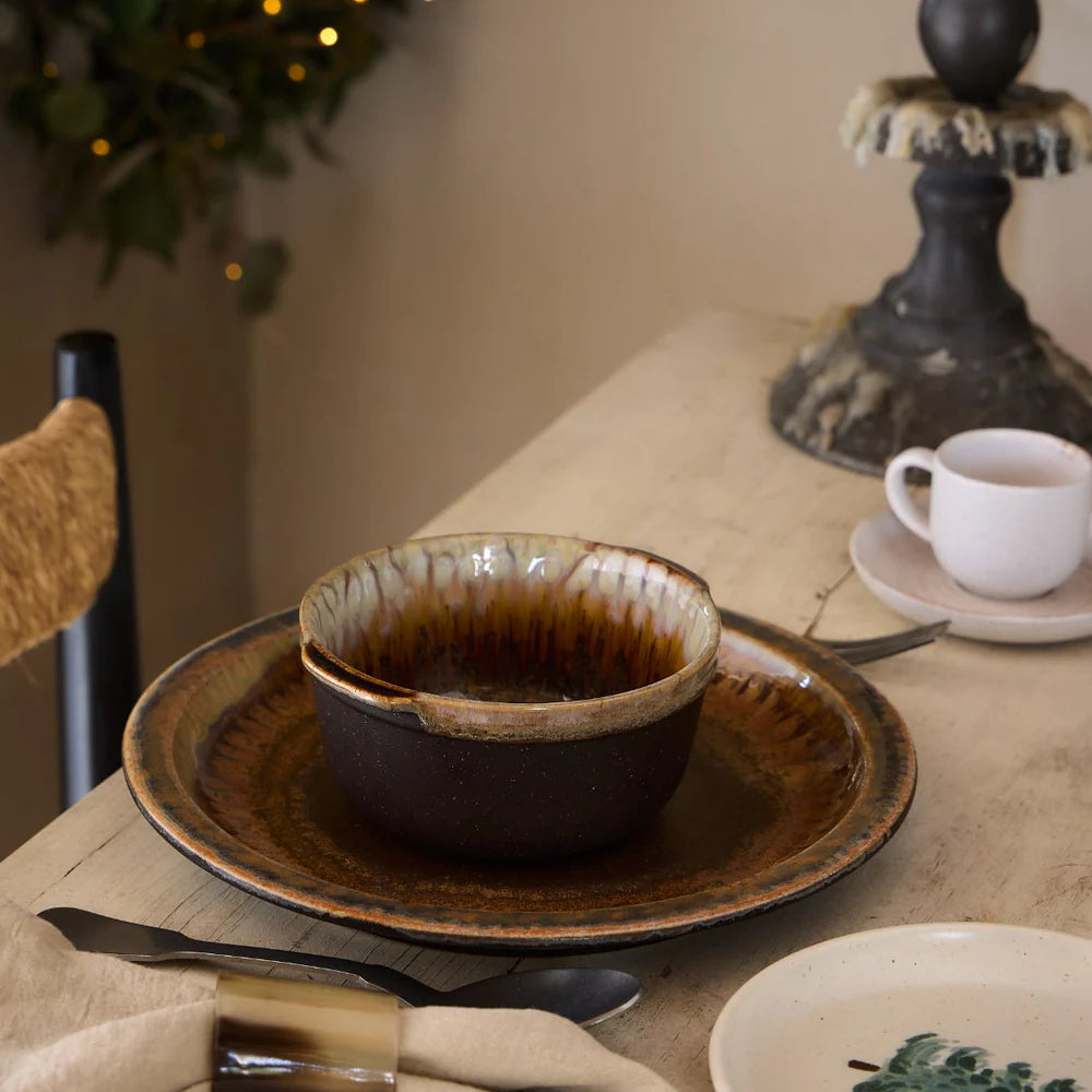 POTERIE GROßE SCHÜSSEL (MOCHA BROWN) - 15cm