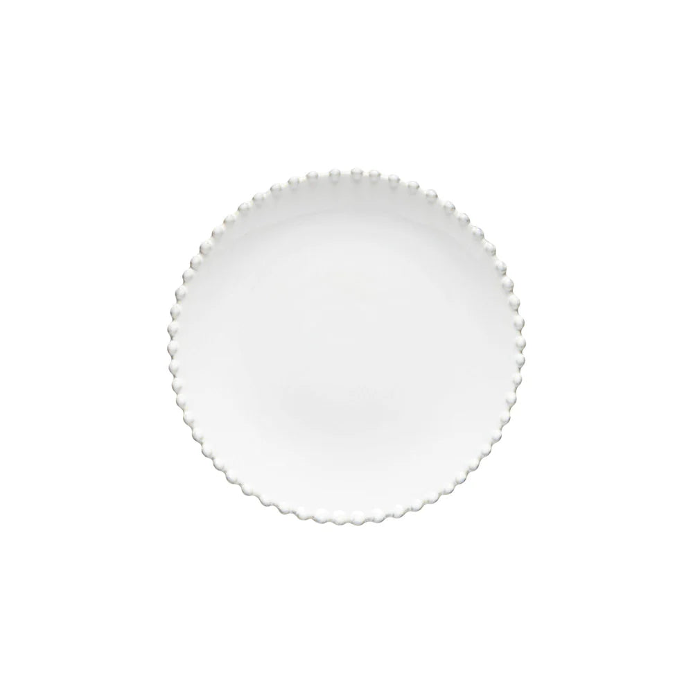 PEARL MITTLERER TELLER (WEIß) - 22cm