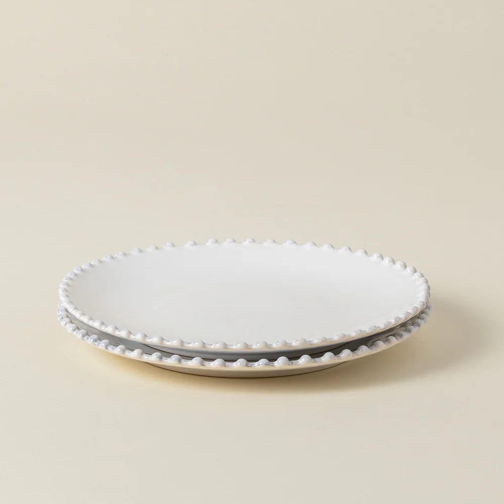 PEARL MITTLERER TELLER (WEIß) - 22cm