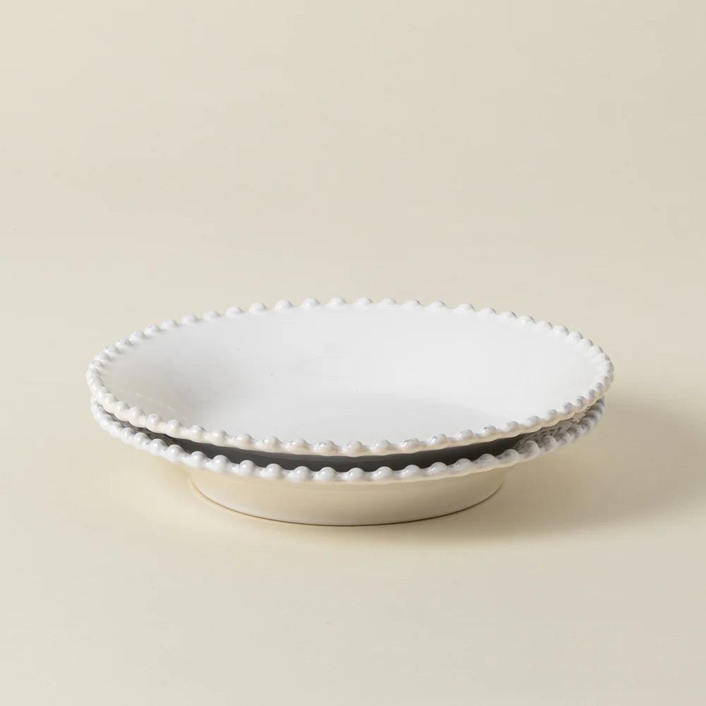 PEARL SUPPEN-/PASTATELLER (WEIß) - 24cm