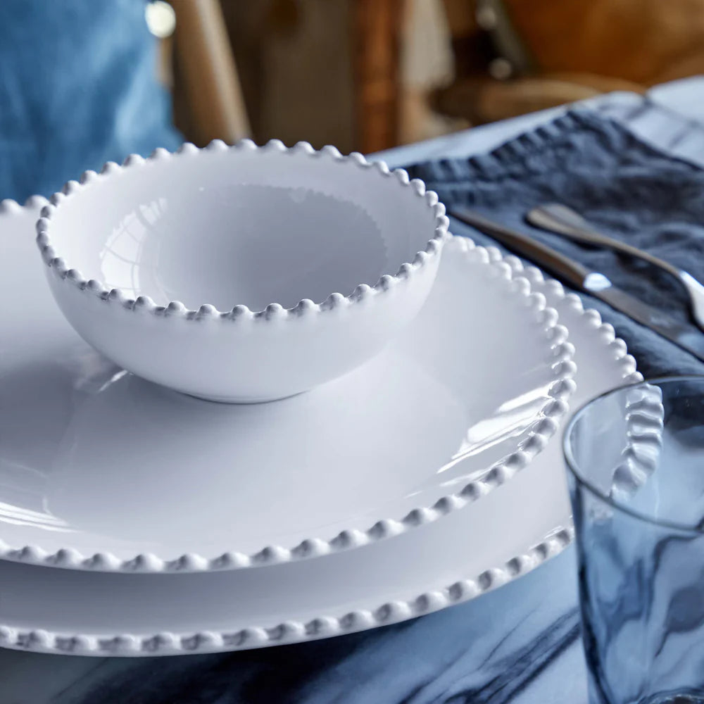 PEARL PLATZTELLER (WEIß) - 34cm