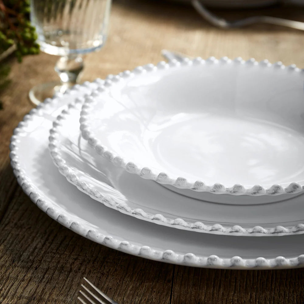 PEARL PLATZTELLER (WEIß) - 34cm