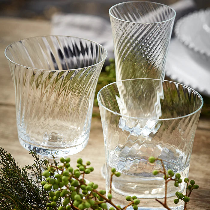 ESPIRAL MUNDGEBLASENES WASSERGLAS (6 Stk.)