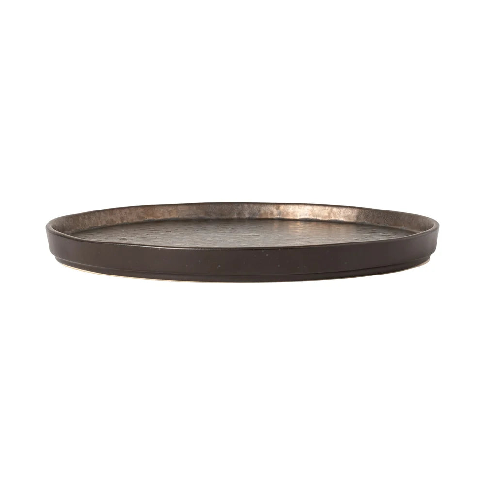 LAGOA GROßER TELLER (METALLIC BROWN) - 27cm