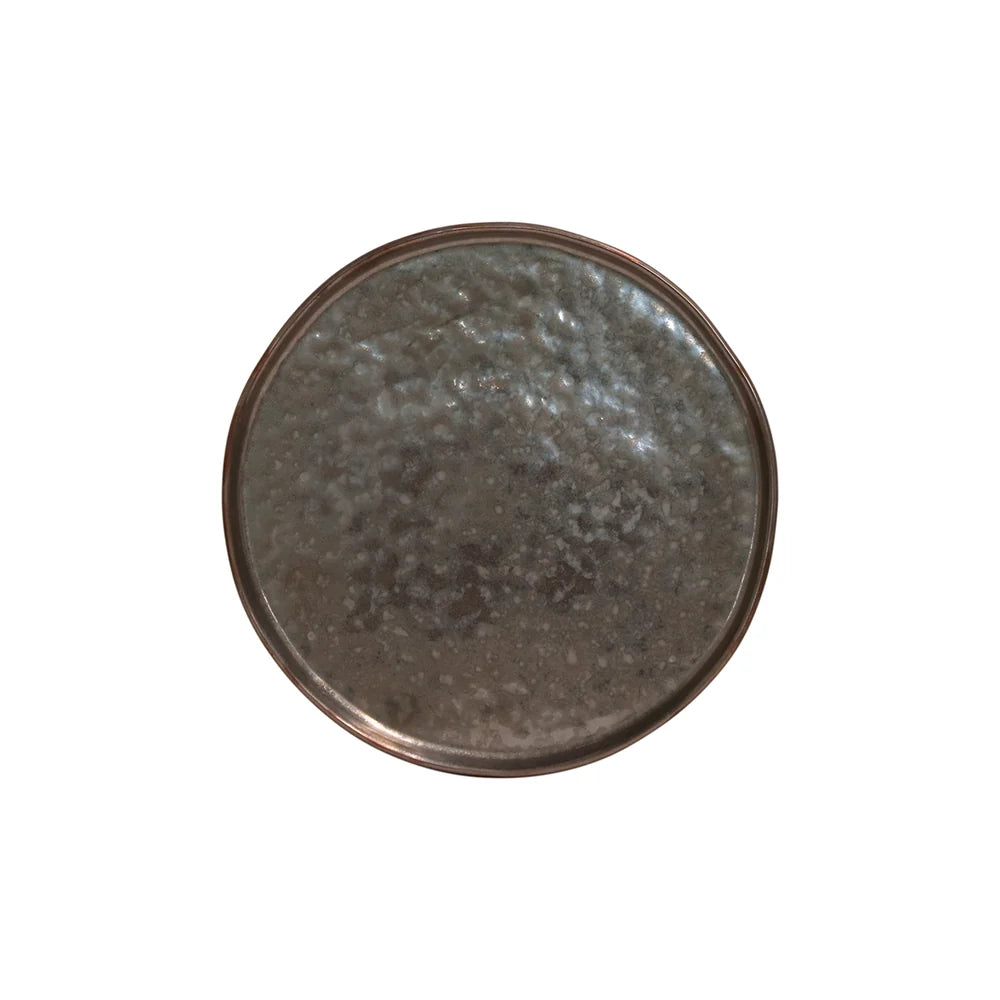 LAGOA MITTLERER TELLER (METALLIC BROWN) - 21cm