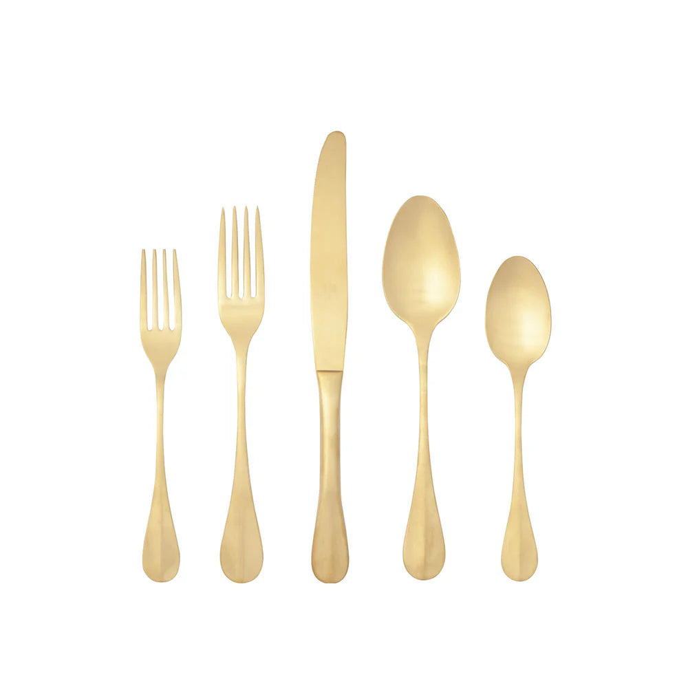NAU BESTECK-SET (GOLD) - 5 Stk.