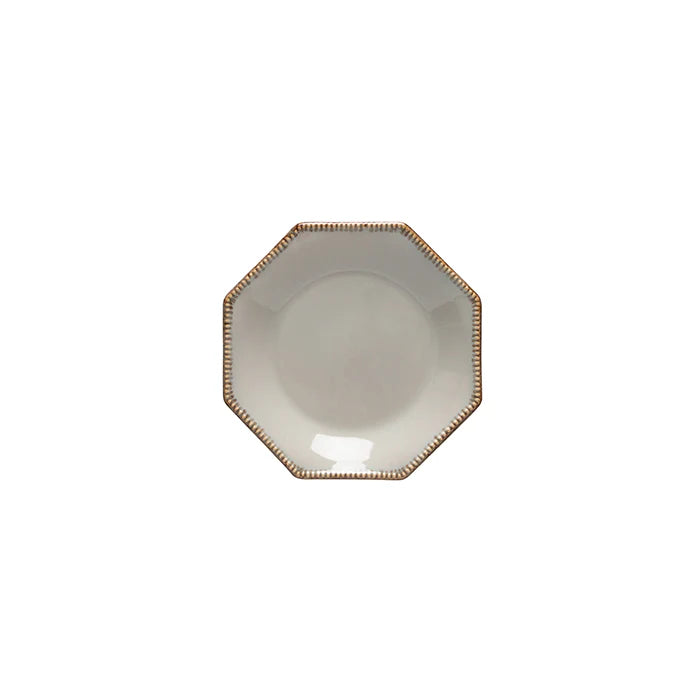 LUZIA KLEINER TELLER OKTAGONAL (GRAU) - 15cm