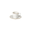 LUZIA ESPRESSOTASSE MIT UNTERSETZER (WEIß)