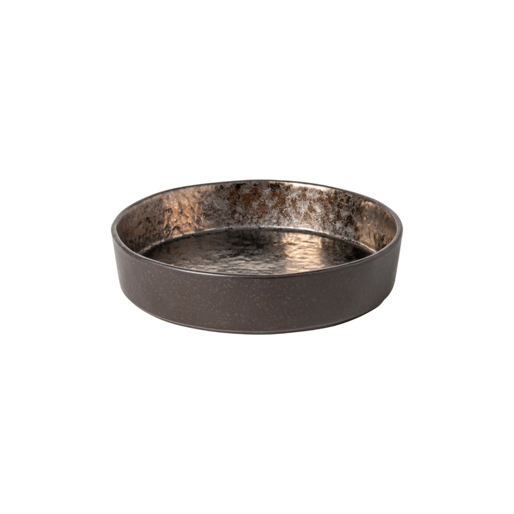 Lagoa Kleiner Pasta-/Suppenteller, 20 cm, Metallic Brown - Ansicht 1