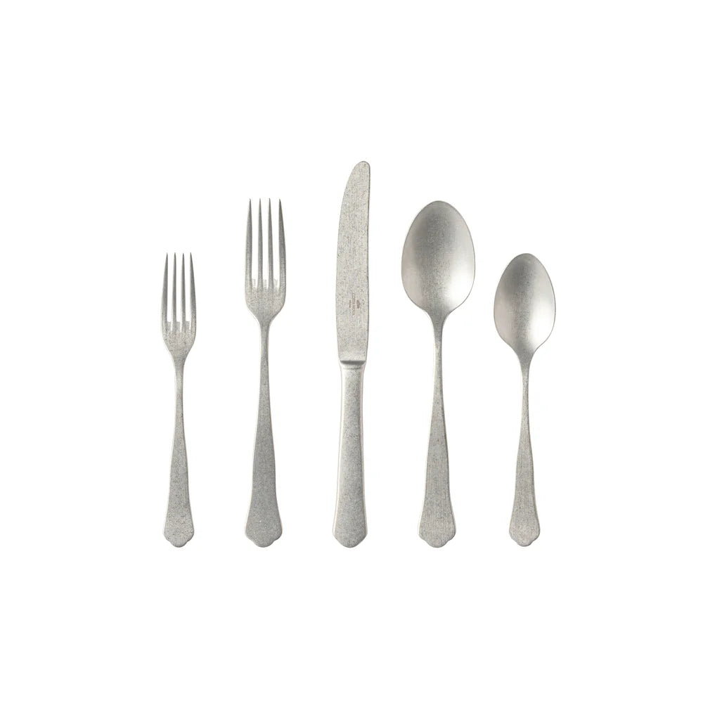 PRADO BESTECK-SET (SILBER GEBÜRSTET) - 5 Stk.
