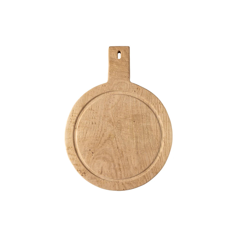 RUNDES HOLZBRETT AUS EICHE - 30cm