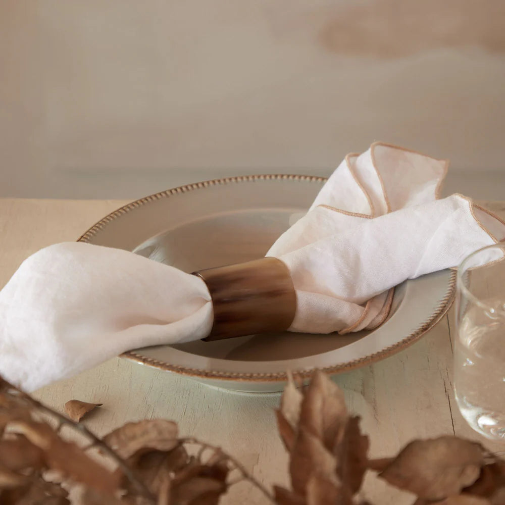BELLA LEINEN SERVIETTE (BEIGE)