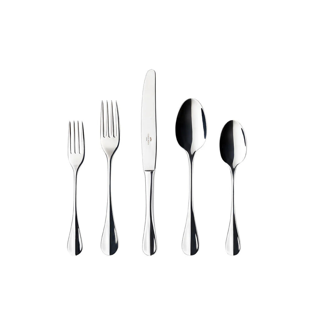 NAU BESTECK-SET (SILBER POLIERT) - 5 Stk.