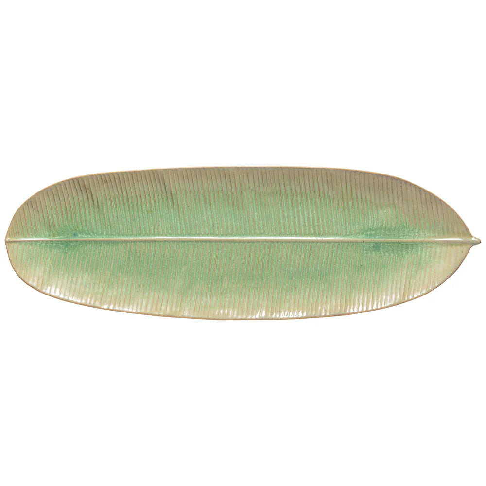 MARRAKESCH SERVIERTELLER BANANENBLATT - 53cm