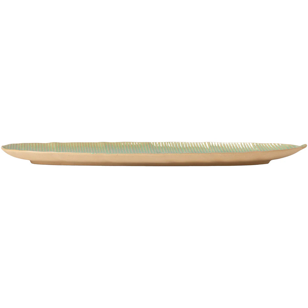 MARRAKESCH SERVIERTELLER BANANENBLATT - 53cm