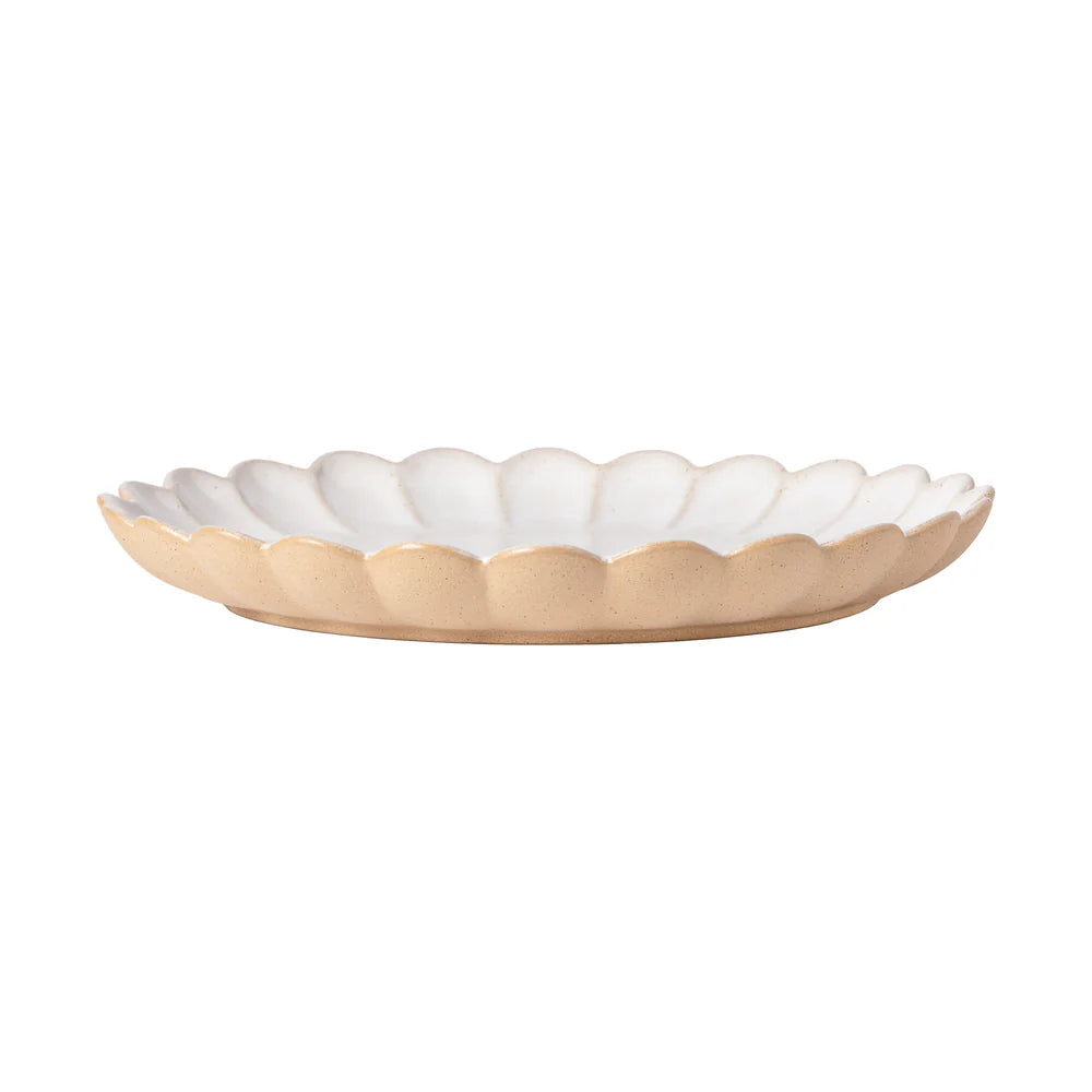 MARRAKESCH GROßER TELLER (SABLE BLANC) - 28cm