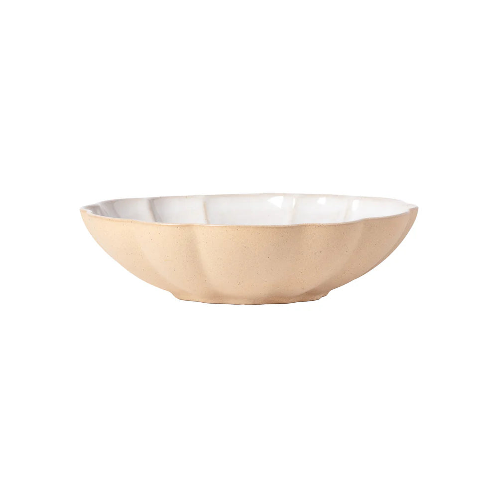 MARRAKESCH SUPPEN-/PASTATELLER (SABLE BLANC) - 23cm