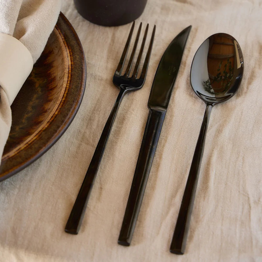 VELA BESTECK-SET (SCHWARZ) - 5 Stk.