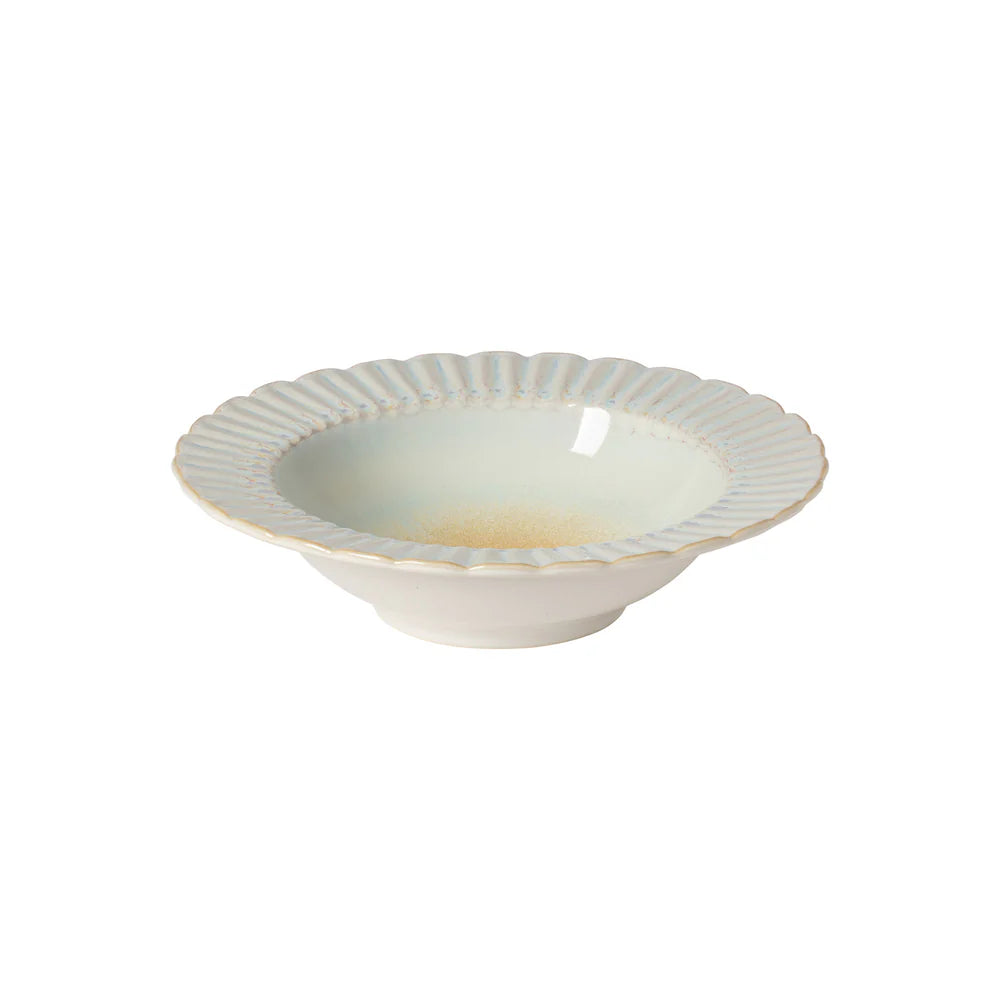 CRISTAL SUPPEN-/PASTATELLER (NACAR BLUE) - 23cm