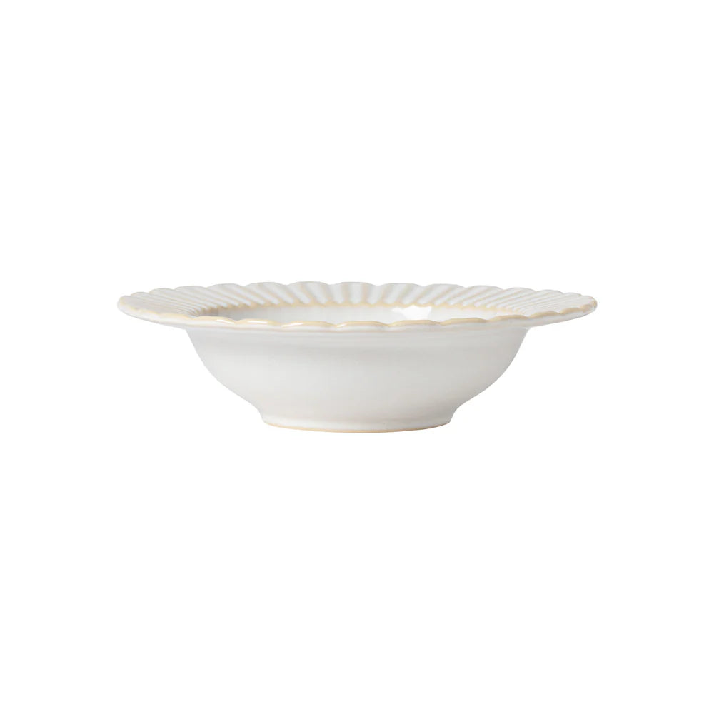 CRISTAL SUPPEN-/PASTATELLER (BEIGE/WEIß) - 23cm