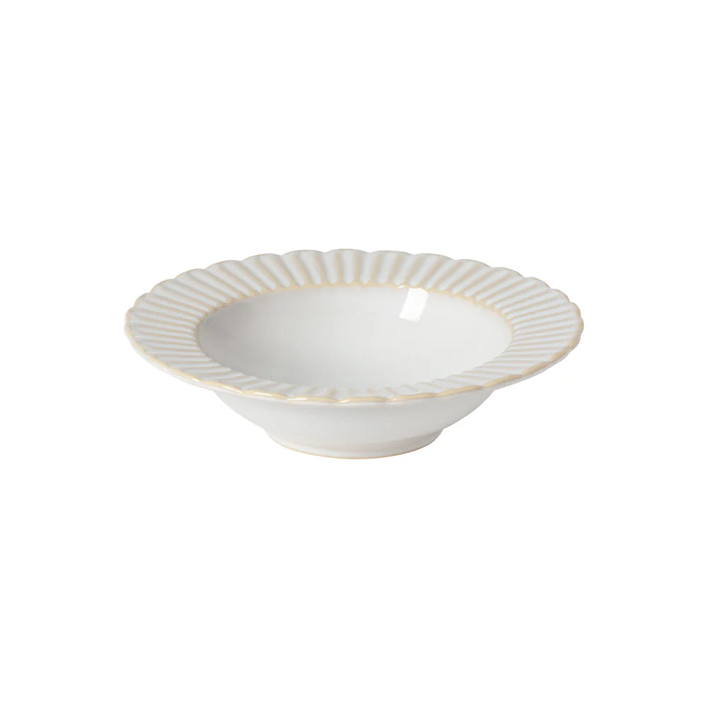 CRISTAL SUPPEN-/PASTATELLER (BEIGE/WEIß) - 23cm