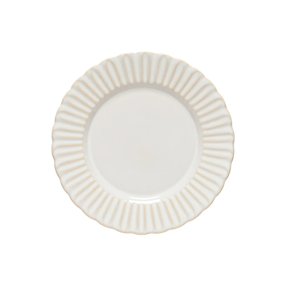 CRISTAL GROßER TELLER (BEIGE/WEIß) - 28cm