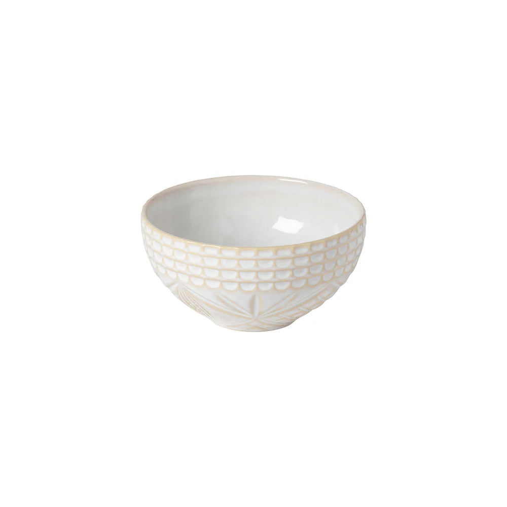 CRISTAL SCHÜSSEL (BEIGE/WEIß) - 16cm