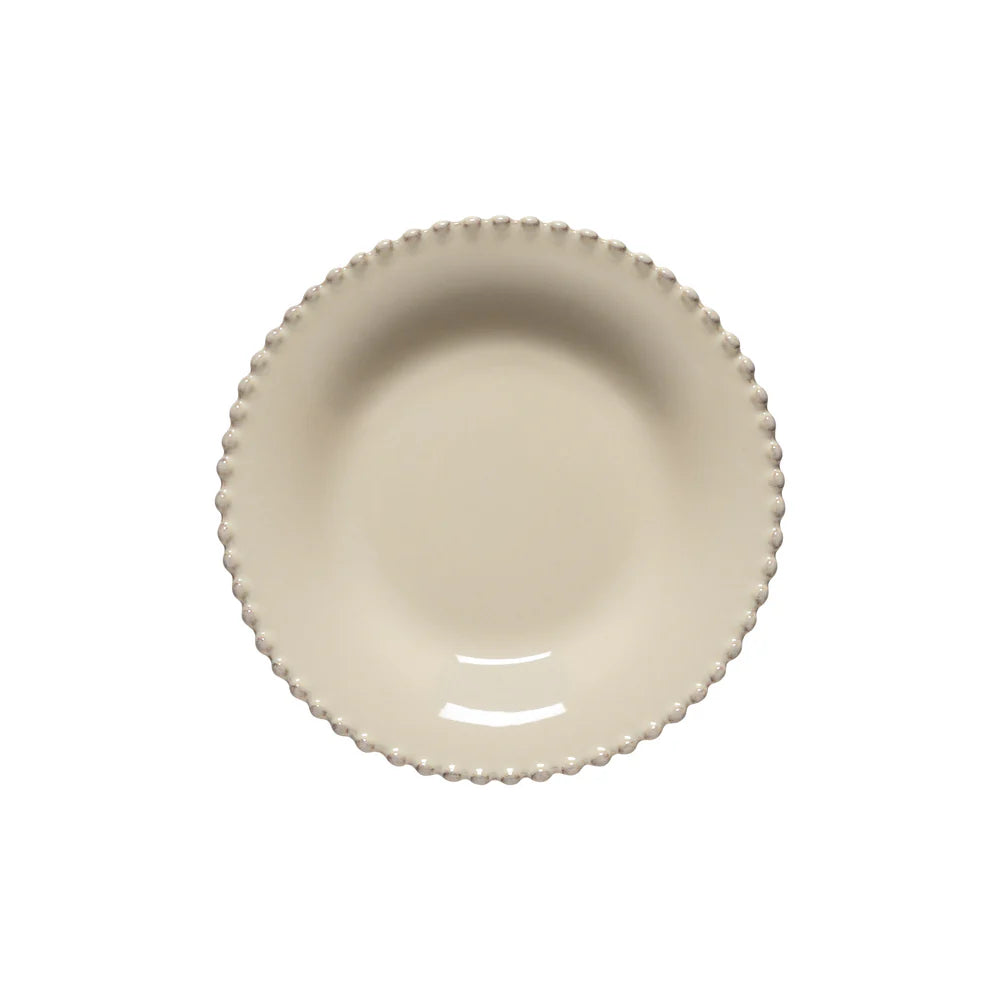 PEARL SUPPEN-/PASTATELLER (BEIGE) - 24cm