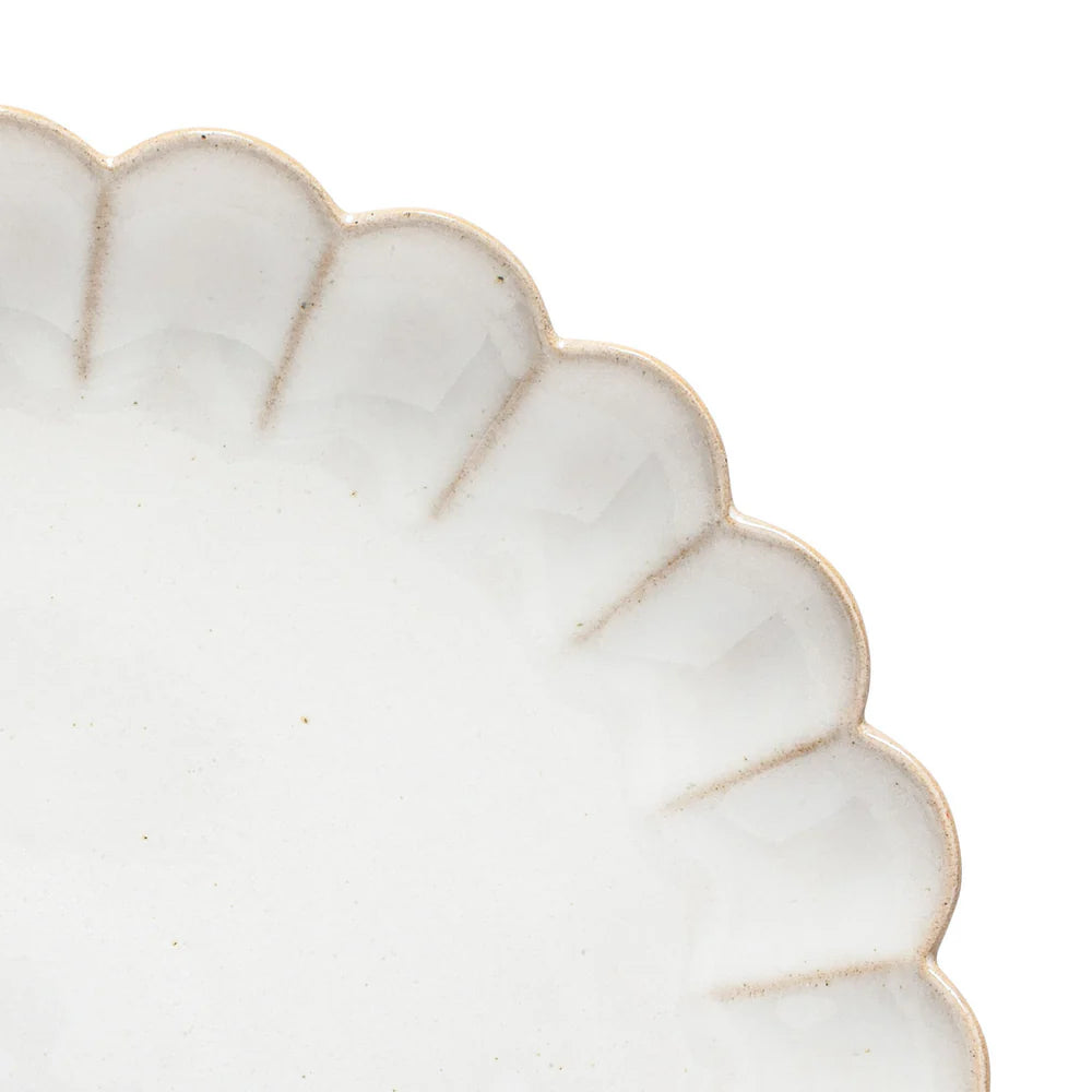 MARRAKESCH MITTLERER TELLER (SABLE BLANC) - 22cm