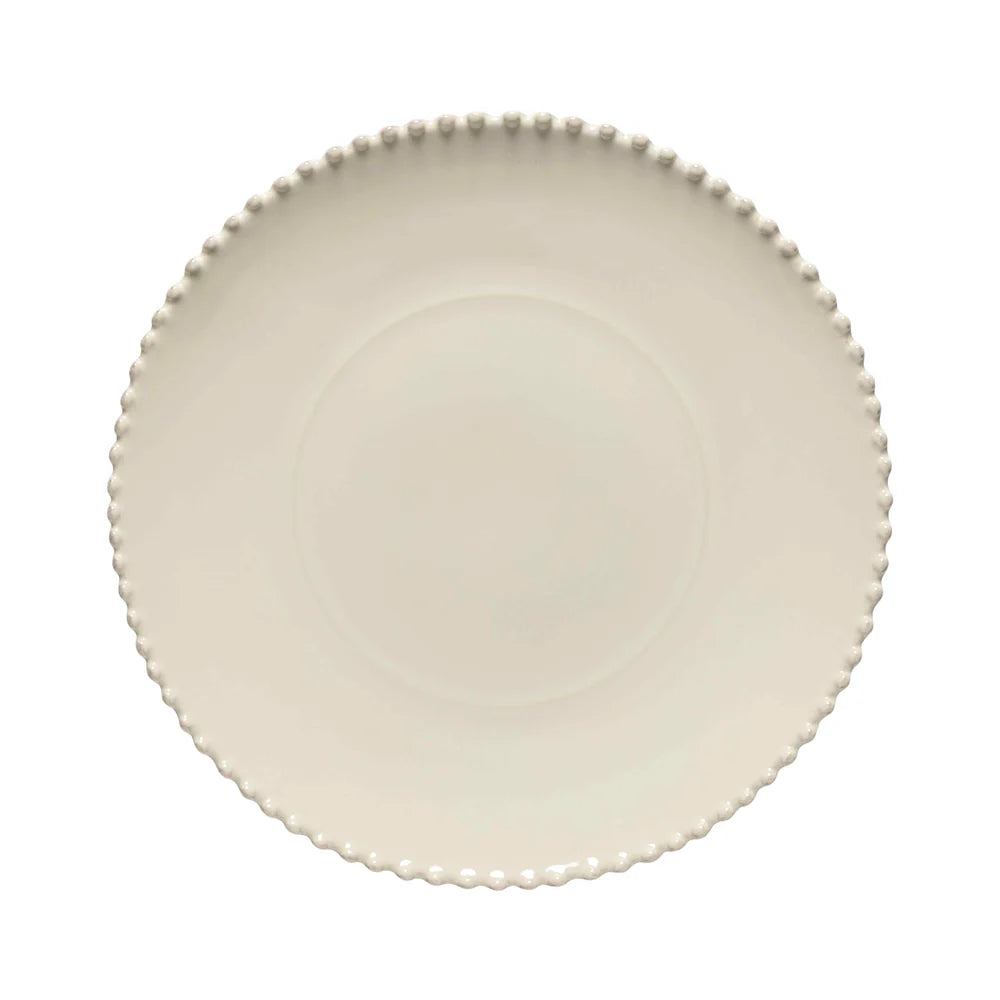 PEARL PLATZTELLER (BEIGE) - 34cm