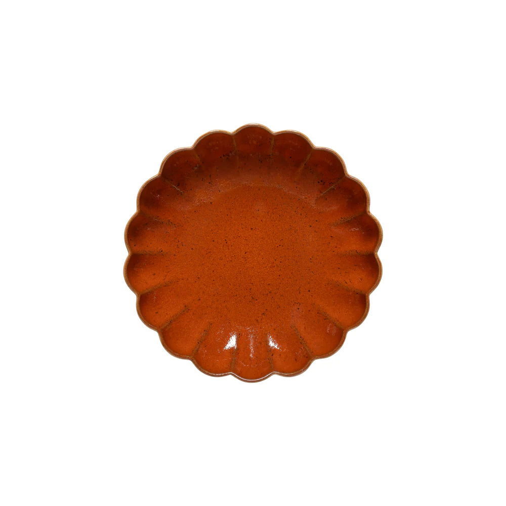 MARRAKESCH SUPPEN-/PASTATELLER (ROTBRAUN) - 21cm