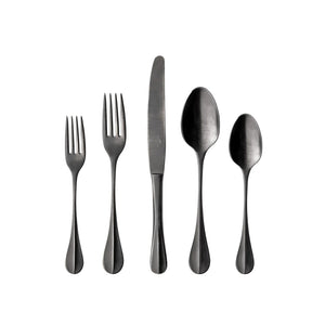 NAU Besteck-Set, Antique Black, 5-tlg. - Ansicht 1