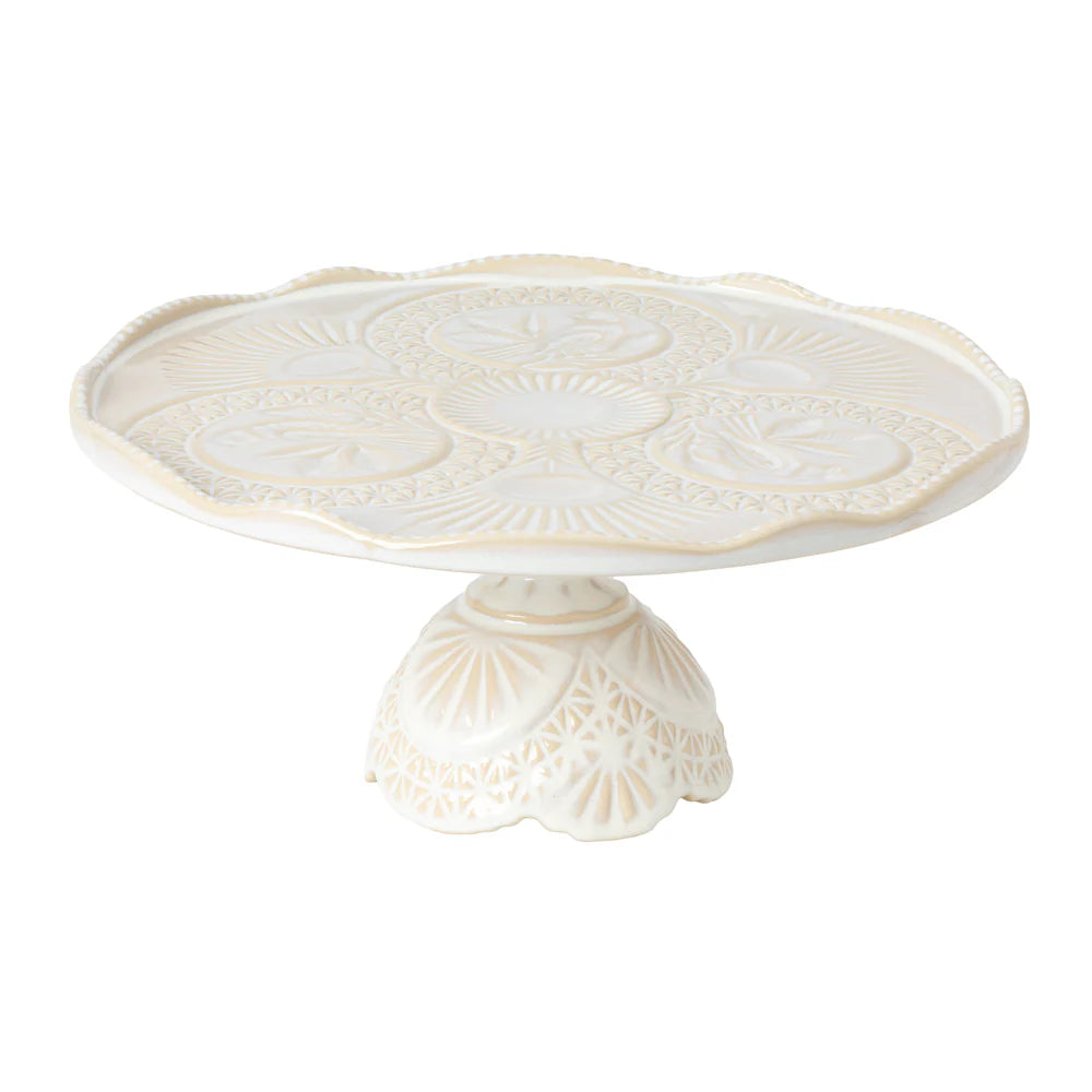 CRISTAL SERVIERPLATTE (BEIGE/WEIß) - 31cm