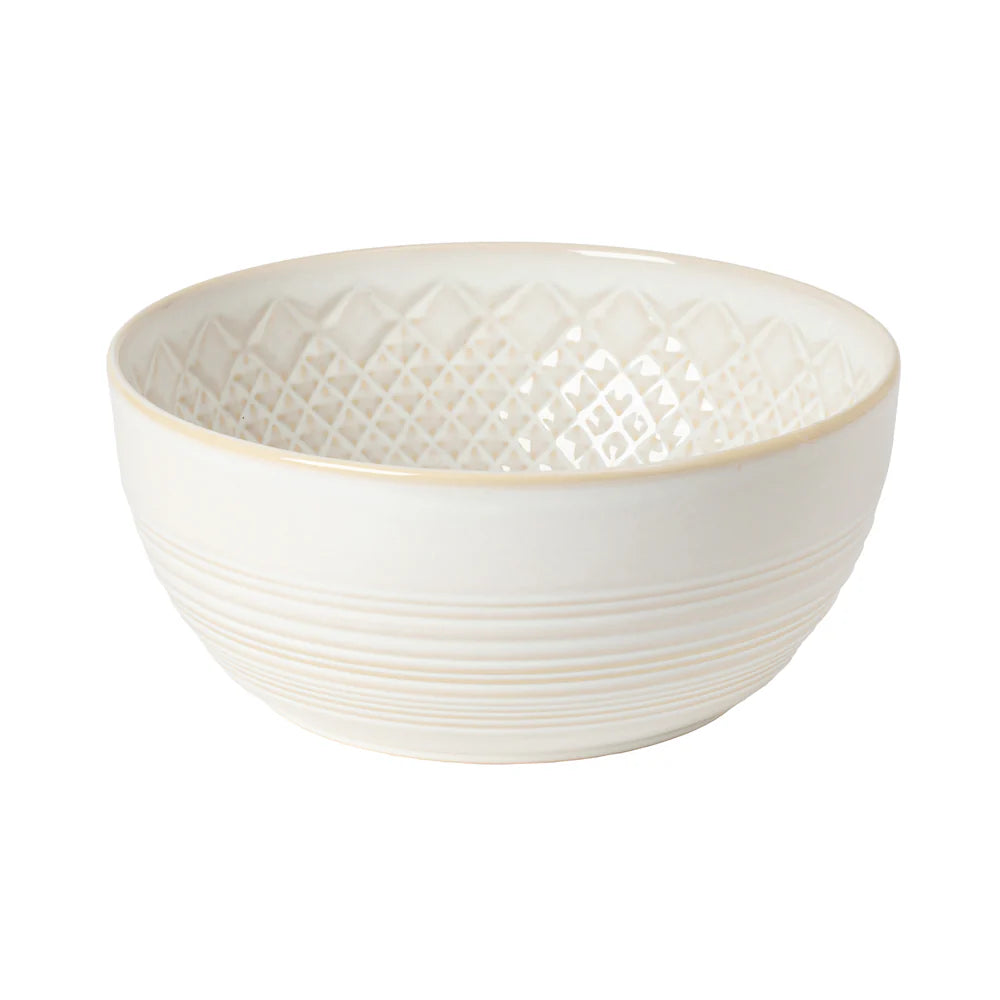 CRISTAL GROßE SERVIERSCHÜSSEL (BEIGE/WEIß) - 29cm