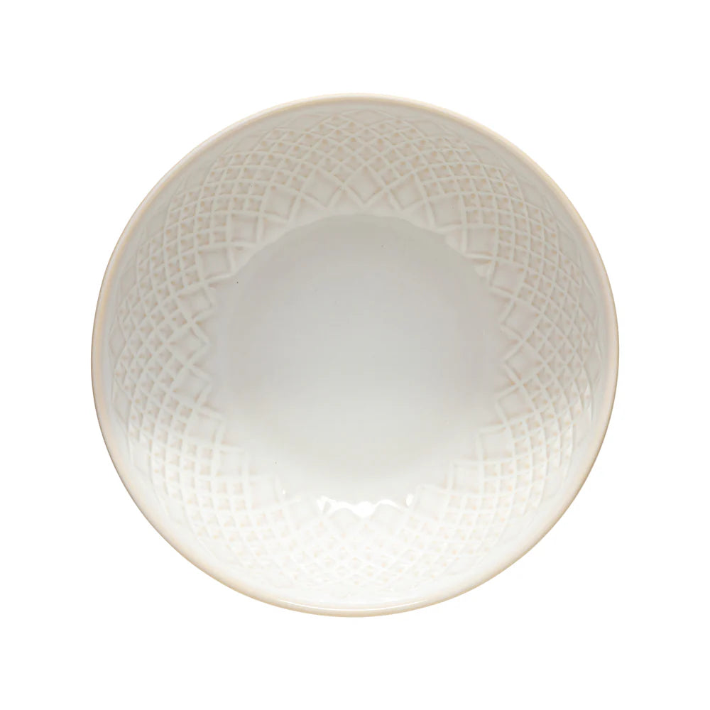 CRISTAL GROßE SERVIERSCHÜSSEL (BEIGE/WEIß) - 29cm