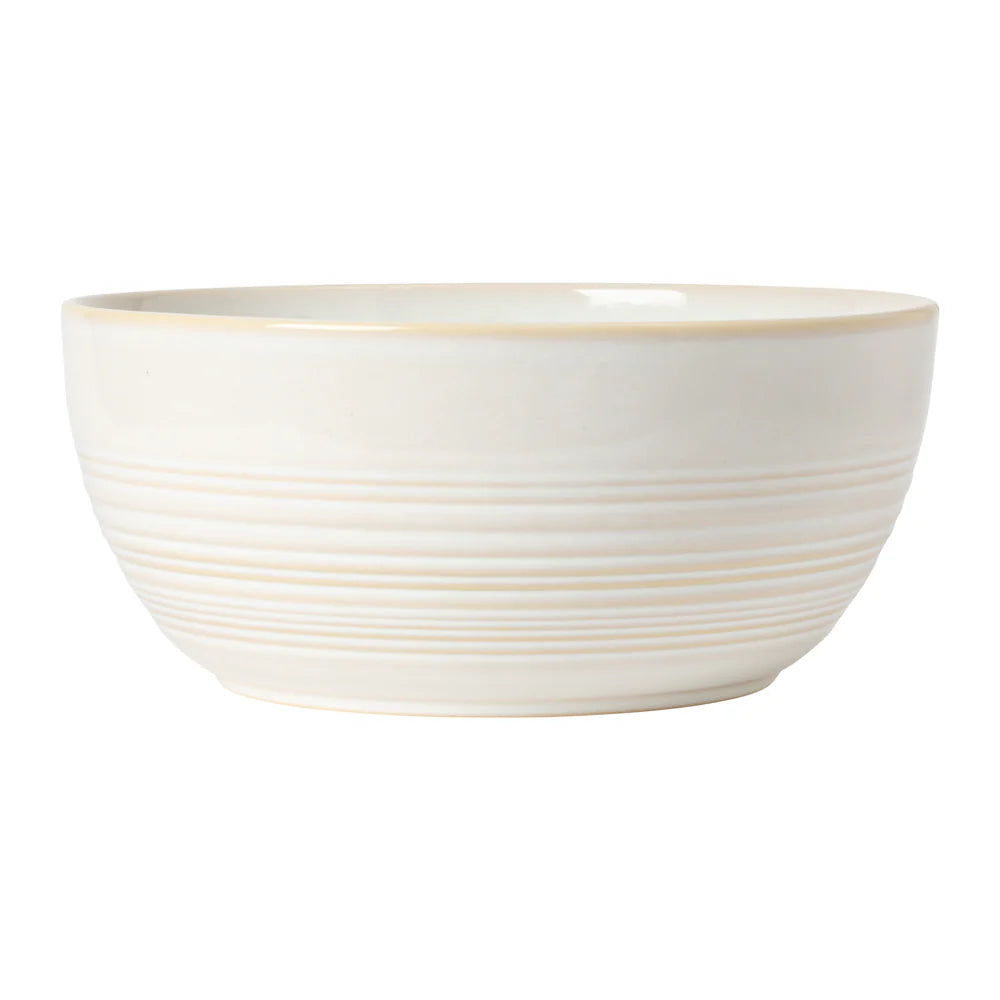 CRISTAL GROßE SERVIERSCHÜSSEL (BEIGE/WEIß) - 29cm